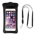 Waterproof Smartphone Case (Max Cellphone size 6.5") Black