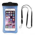 Waterproof Smartphone Case (Max Cellphone size 6.5") Light Blue