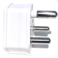 European USA UK Multi Plug to South African Power Converter - White - 3 pack