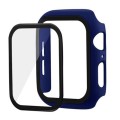 Apple Watch Bumper Case with Tempered Glass Screen Protector Midnight Blue 38mm