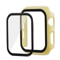 Apple Watch Bumper Case with Tempered Glass Screen Protector Pine Green 38mm