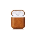 Protective Leather Cover for Apple AirPods Charging Case (PU Leather) Light Brown