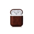 Protective Leather Cover for Apple AirPods Charging Case (PU Leather) Red