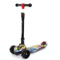 Kids Scooter Foldable and Adjustable Red Airplane