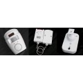 Motion Detector Alarm Kit - Remote Controlled On/Off (2 Pack)