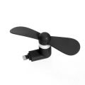 Portable Lightning Fan (Compatible with most iPhones) - Black (3 Pack)