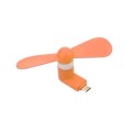 Portable Micro USB Fan (works with most Smart Phones with Micro USB) Orange