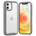 iPhone 12 Case Cover -  Shockproof Rugged Light Grey