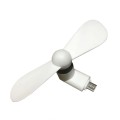 Portable Micro USB Fan (works with most Smart Phones with Micro USB) White