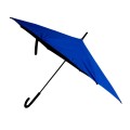 Upside down Umbrella J-Handle with Opposite Folding Layer