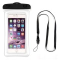 Waterproof Smartphone Case (Max Cellphone size 6.5") White