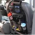 Tuff-Luv Children / Adult Car Seat Organizer / Protector Hanging Toy Storage - Black