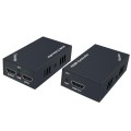 60M HDMI Extender 1080p 3D HDMI Transmitter Receiver over Cat5e/6/7 with IR Control Loop Out 3D EDID