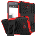 Rugged Armour Case & Stand for Samsung Tab A7 - 7" Cover(2016 Model) Red