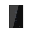 SONOFF TX T3 WiFi Smart Light Switch - Black (Requires Neutral Wire) 1 Gang