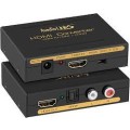 HDMI Audio Extractor Converter - 4K HDMI Input to HDMI / Optical TOSLINK SPDIF and Analog RCA L/R St