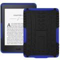 Kindle Paperwhite 2015 Cover Case - Heavy Duty Rugged Dual Layer with Kickstand - Blue