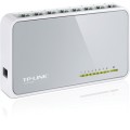 TP-LINK 8 Port Ethernet Mini Desktop Switch, 8x 10/100mbps RJ45 Ports, Plastic Case - TP Link