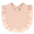 Ruffle Baby Bib Gold