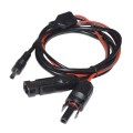 MC4 to DC 5.5mm Solar Power Cord Extension Cable - 13A / 36V / 1.5 Meter