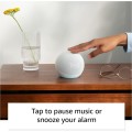 Echo Dot Smart Speaker (5th Gen- 2022 Release) - with Clock & Alexa Glacier White
