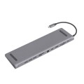 USB Type C To Multi-Function 10-in-1 Docking Station USB Hub- New- Damaged packaging