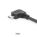 90 Degree Angle Micro USB - 5P Female to 5P Male Left