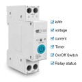 WIFI Smart Circuit Breaker Type Timer - 63A with Power KWh Monitoring - Tuya Smart App - Geyser Time
