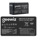 GeeWiz 1210 12V / 10Ah (up to 40A Discharge) Lithium LifePO4 Battery - compatible with Gates / Alarm