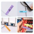 Multicolor Cable Labels - 300pcs / 60x Blue / 60x Green / 60x Red / 60x Yellow / 60x White