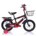 Child Bicycle with Training Wheels  - Kids Training Bike  - Red/Black - New - Few Tattered Stickers