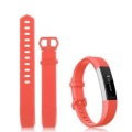 Fitbit Alta Silicon Band - Adjustable Replacement Strap with buckle - Salmon Pink (Large)