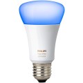 Philips Hue White and COLOUR Ambiance A19 10w Dimmable LED Smart Bulb - Compatible with Alexa  Apple