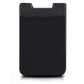 Credit Card Ultra-slim Self Adhesive Holder for Cellphones - 3 Pack Black