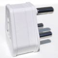 European USA UK Multi Plug to South African Power Converter - White