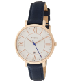 Fossil Women`s Jacqueline Quartz Stainless Steel and Leather Watch - Rose Gold