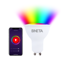 BNETA IoT Smart WiFi LED Bulb Plus  GU10 (Colour RGB + Warm/Cool White)