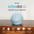 Echo Dot Smart Speaker (5th Gen, 2022 Release) - with Clock & Alexa - Cloud Blue