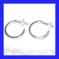 Gorgeous Hoop Earrings in Solid Sterling Silver