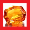Citrine -  Faceted Fancy Octagon Shape - 45.30cts