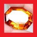 Citrine -  Faceted Fancy Octagon Shape - 45.30cts