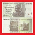 ZIMBABWE 200 Million Dollar Banknote Serial AA4735319 UNC