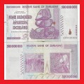 ZIMBABWE 500 Million Dollar Banknote Serial AB3134322 F