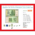 ZIMBABWE 1 Billion Dollar Banknote Serial AA1881223 UNC