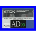 AUDIO CASSETTE  -  TDK AD90 (SEALED)