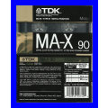 AUDIO CASSETTE  -  TDK MA-X 90 (SEALED)