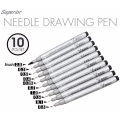 Professional Technical Needle Point Pen Set