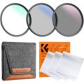 K&F Concept 49mm UV/CPL/ND Lens Nano-K Filter Kit