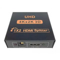 1x2 HDMI Splitter - 4K x 2K Ultra HD (uHD) 60hz | Up to 120hz 1080p 2 Ports Output