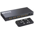 4x1 (4 input ports) 4k HDR HDMI Switch with Audio Extractor (Toslink & 3.5mm Audio Jack)